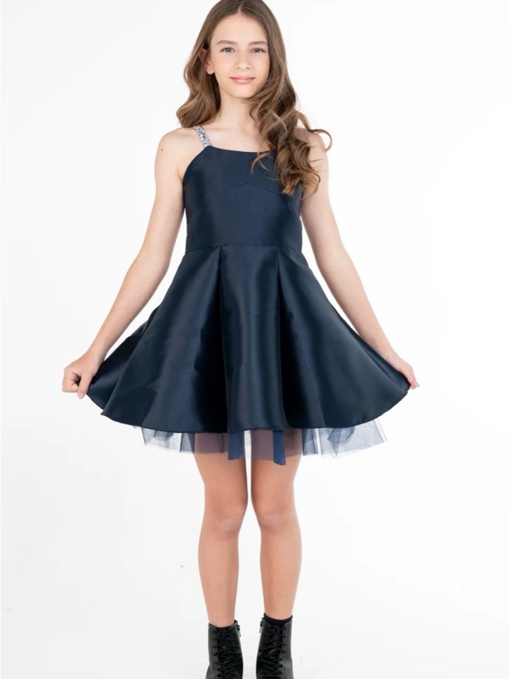 Zoe Ltd Navy Henley Dress